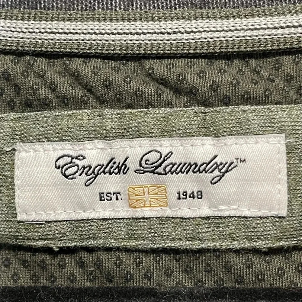 English Laundry Pull up sweatshirt 1/4 zipper - Picture 8 of 10